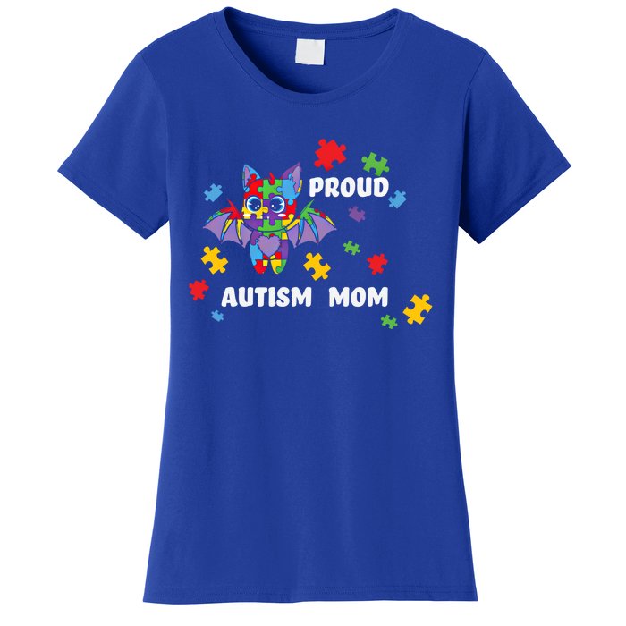 Proud Autism Mom Bat Gift Women's T-Shirt