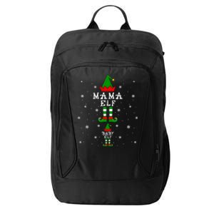 Pregnancy Announcet Mama Elf Elf Pregnant Christmas Funny Gift City Backpack