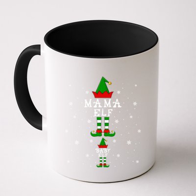 Pregnancy Announcet Mama Elf Elf Pregnant Christmas Funny Gift Mug
