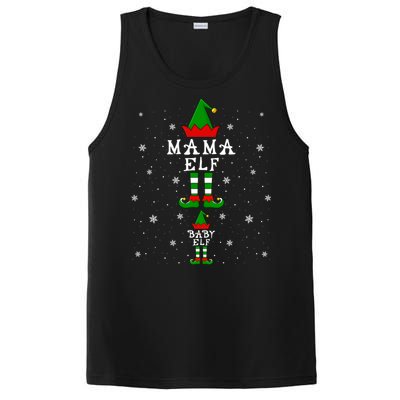 Pregnancy Announcet Mama Elf Elf Pregnant Christmas Funny Gift PosiCharge Competitor Tank