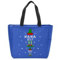 Pregnancy Announcet Mama Elf Elf Pregnant Christmas Funny Gift Zip Tote Bag