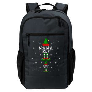 Pregnancy Announcet Mama Elf Elf Pregnant Christmas Funny Gift Daily Commute Backpack