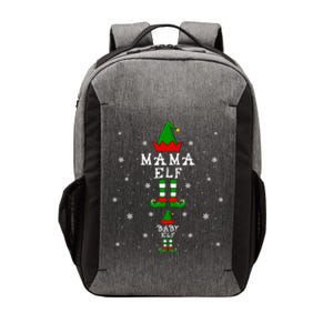 Pregnancy Announcet Mama Elf Elf Pregnant Christmas Funny Gift Vector Backpack