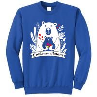 Proud Autism Mom Bear Animal Puzzle Autism Awareness Day Cute Gift Sweatshirt