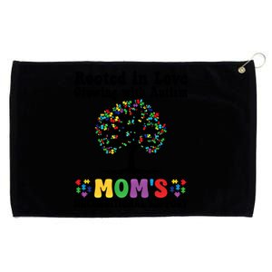 Proud Autism Mom Puzzle Tree Autism Awareness Month Great Gift Grommeted Golf Towel