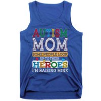 Proud Autism Mom Raising Hero Sped Mom Autism Awareness Gift Tank Top