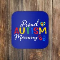 Proud Autism Mommy Autism Awareness Month Autistic Support Gift Coaster