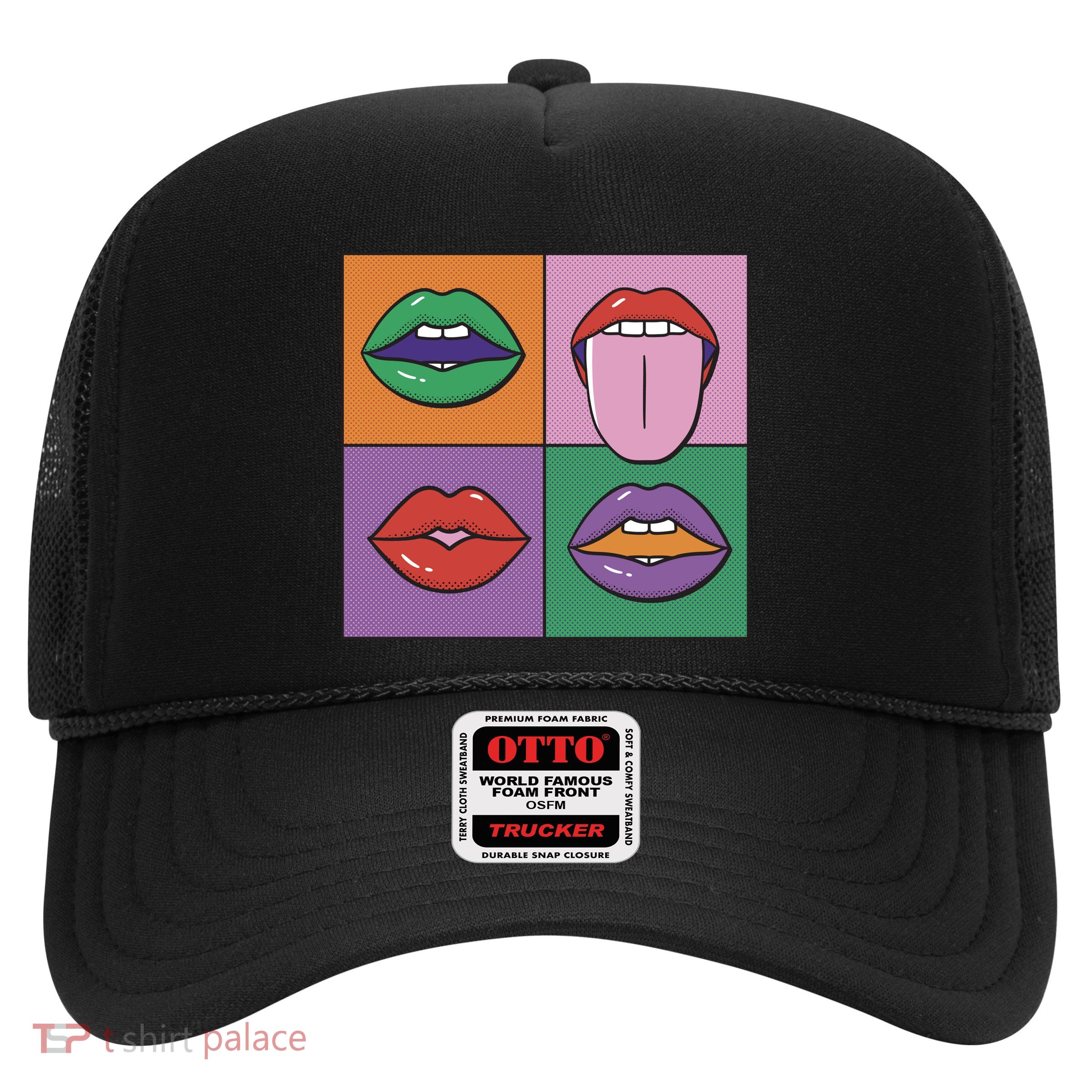 Pop Art Mouths Trucker Hat