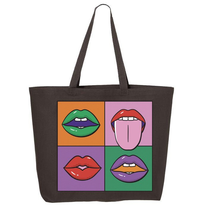 Pop Art Mouths 25L Jumbo Tote