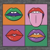 Pop Art Mouths Baby Bodysuit