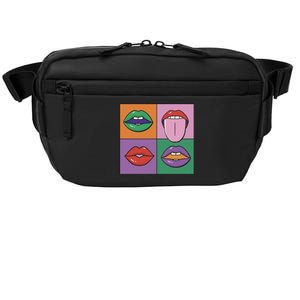 Pop Art Mouths Crossbody Pack