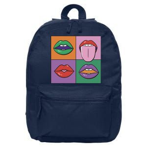 Pop Art Mouths 16 in Basic Backpack