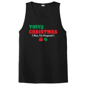 Pregnancy Announcet Merry Christmas Also IM Pregnant Great Gift PosiCharge Competitor Tank