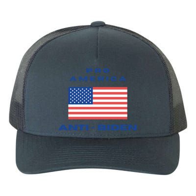 Proamerica Antibiden Maga Conservative Republican Flag Meaningful Gift Yupoong Adult 5-Panel Trucker Hat