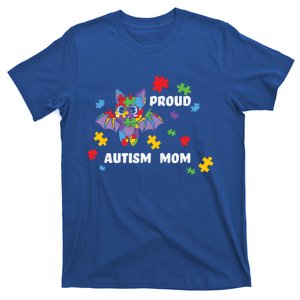 Proud Autism Mom Bat Cool Gift T-Shirt