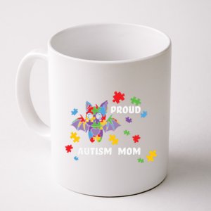 Proud Autism Mom Bat Cool Gift Coffee Mug