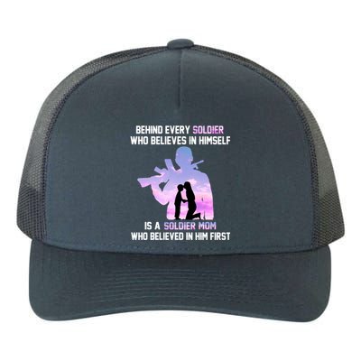 Proud Army Mom Of Every Soldier Hero Gift Yupoong Adult 5-Panel Trucker Hat