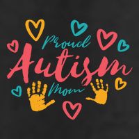 Proud Autism Mom Handprints Adult Drive Performance Visor