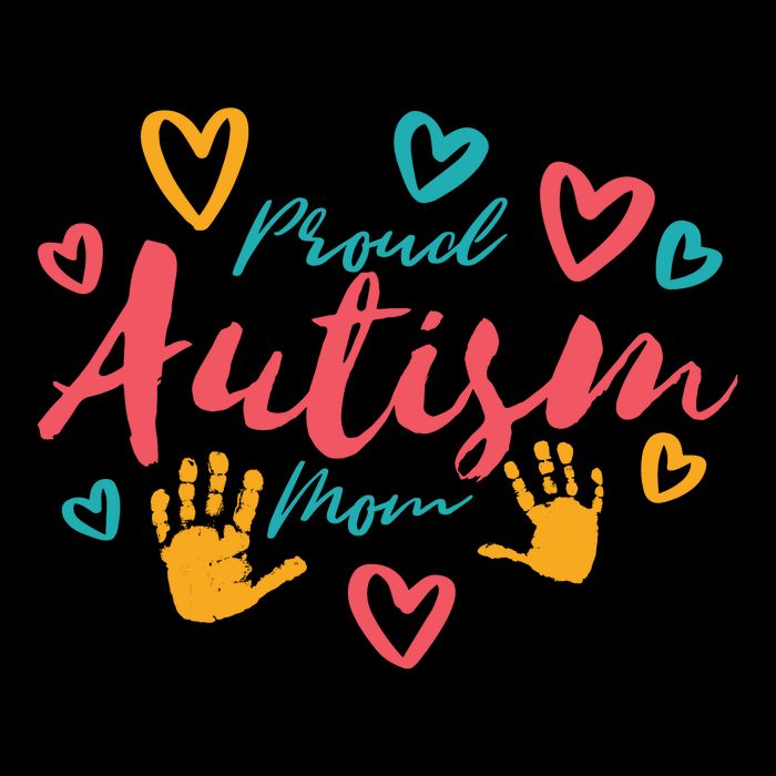 Proud Autism Mom Handprints Cooling Performance Long Sleeve Crew
