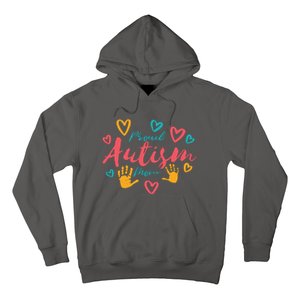 Proud Autism Mom Handprints Hoodie