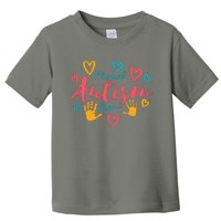 Proud Autism Mom Handprints Toddler T-Shirt