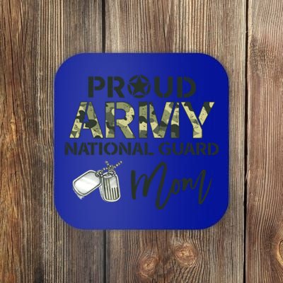 Proud Army National Guard Mom Usa Military Family Veteran Gift Coaster