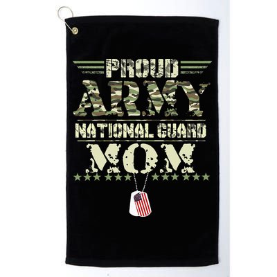 Proud Army National Guard Mom USA Military Veteran Mothers Golf Towel