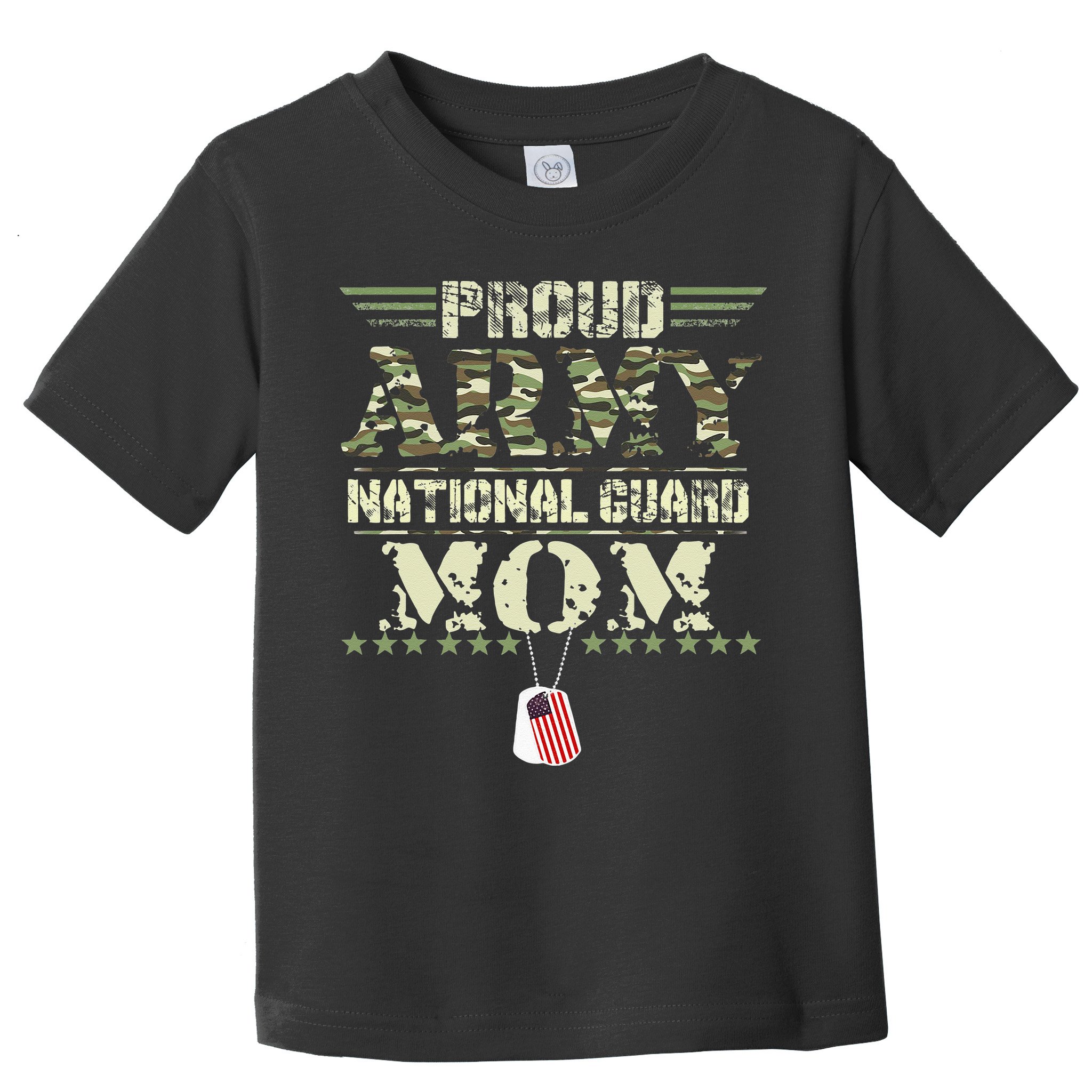 Proud Army National Guard Mom USA Military Veteran Mothers Toddler T-Shirt