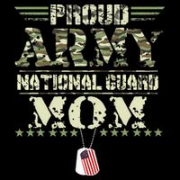 Proud Army National Guard Mom USA Military Veteran Mothers Toddler T-Shirt