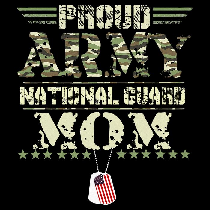 Proud Army National Guard Mom USA Military Veteran Mothers Toddler T-Shirt