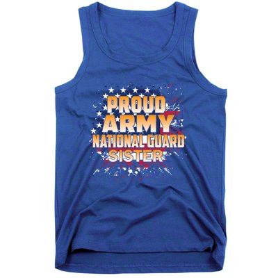 Proud Army National Guard Sister Gift U S Military Gift Tank Top