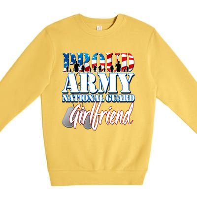 Proud Army National Guard Friend Usa Military Great Gift Premium Crewneck Sweatshirt