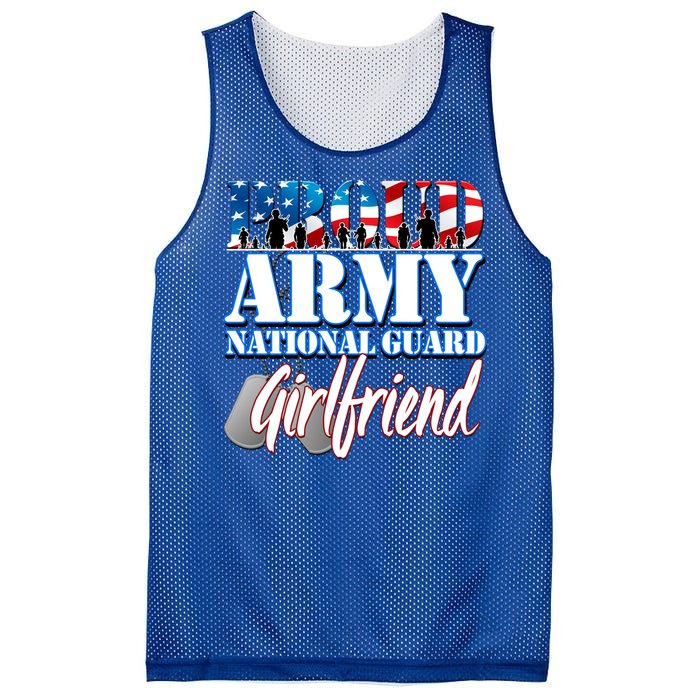 Proud Army National Guard Friend Usa Military Great Gift Mesh Reversible Basketball Jersey Tank