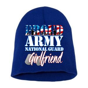 Proud Army National Guard Friend Usa Military Great Gift Short Acrylic Beanie