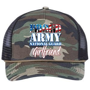 Proud Army National Guard Friend Usa Military Great Gift Retro Rope Trucker Hat Cap