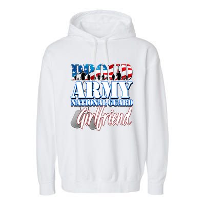 Proud Army National Guard Friend Usa Military Great Gift Garment-Dyed Fleece Hoodie