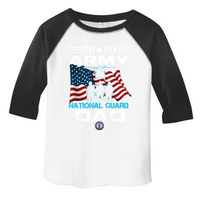 Proud Army National Guard Dad Veterans Day Gift Fathers Cool Gift Toddler Fine Jersey T-Shirt