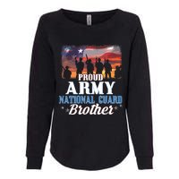 Proud Army National Guard Brother Us Flag Shirts Patriotic Womens California Wash Sweatshirt