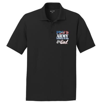 Proud Army National Guard Dad Fathers Day PosiCharge RacerMesh Polo