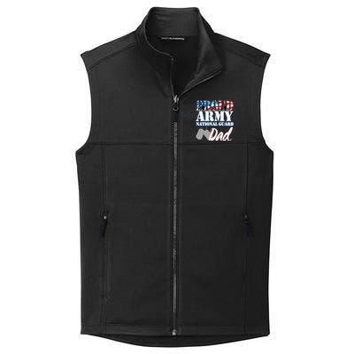 Proud Army National Guard Dad Fathers Day Collective Smooth Fleece Vest