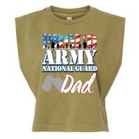 Proud Army National Guard Dad Fathers Day Garment-Dyed Women's Muscle Tee