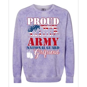 Proud Army National Guard Friend Tee U S Military Gift Meaningful Gift Colorblast Crewneck Sweatshirt