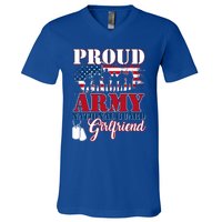 Proud Army National Guard Friend Tee U S Military Gift Meaningful Gift V-Neck T-Shirt