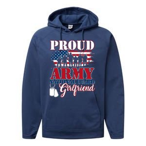 Proud Army National Guard Friend Tee U S Military Gift Meaningful Gift Performance Fleece Hoodie