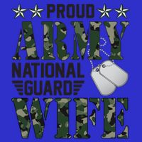 Proud Army National Guard Wife Military Family Veteran Cool Gift 16 in Basic Backpack