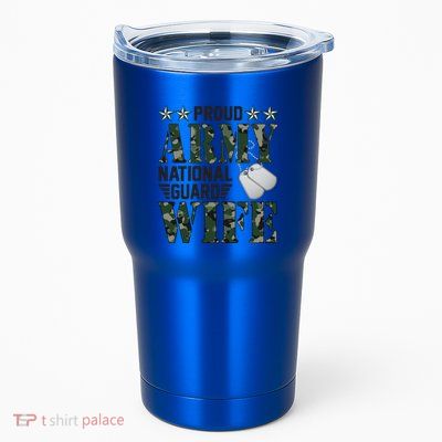 Proud Army National Guard Wife Military Family Veteran Cool Gift Tumbler