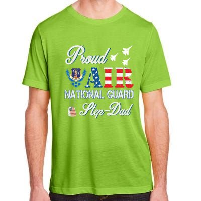 Proud Air National Guard Stepcool Giftdad Air Force Veterans Day Cool Gift Adult ChromaSoft Performance T-Shirt