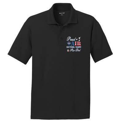 Proud Air National Guard Stepcool Giftdad Air Force Veterans Day Cool Gift PosiCharge RacerMesh Polo