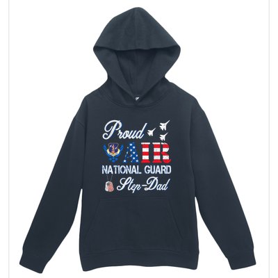 Proud Air National Guard Stepcool Giftdad Air Force Veterans Day Cool Gift Urban Pullover Hoodie