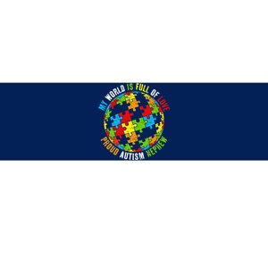 Proud Autism Nephew Puzzle World Awareness Bumper Sticker